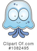 Jellyfish Clipart #1082495 by Cory Thoman