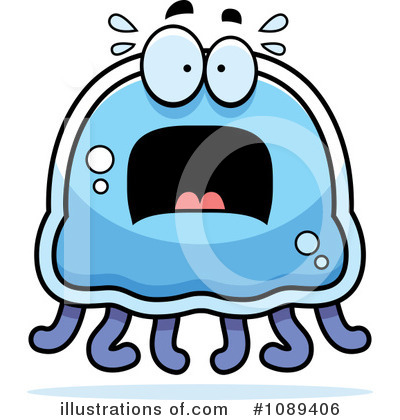 Royalty-Free (RF) Jellyfish Clipart Illustration by Cory Thoman - Stock Sample #1089406