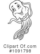 Jellyfish Clipart #1091798 by dero