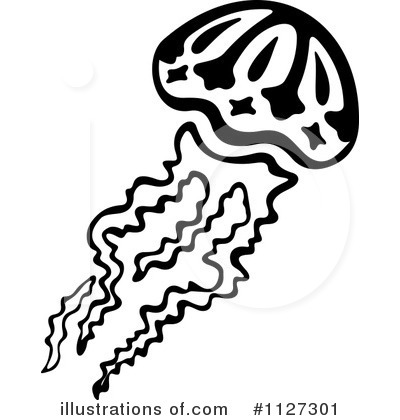 Royalty-Free (RF) Jellyfish Clipart Illustration by Vector Tradition SM - Stock Sample #1127301