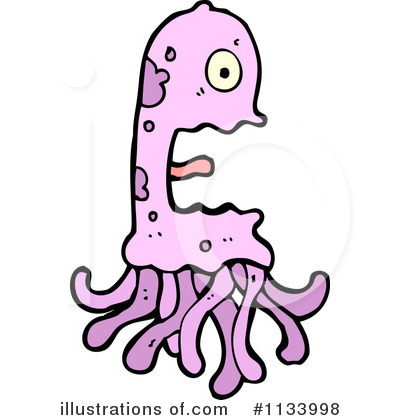 Royalty-Free (RF) Jellyfish Clipart Illustration by lineartestpilot - Stock Sample #1133998