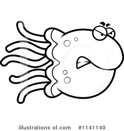 Royalty-Free (RF) Jellyfish Clipart Illustration by Cory Thoman - Stock Sample #1141140