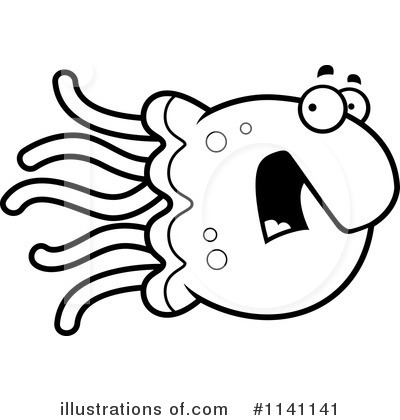 Royalty-Free (RF) Jellyfish Clipart Illustration by Cory Thoman - Stock Sample #1141141