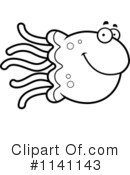 Jellyfish Clipart #1141143 by Cory Thoman