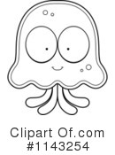 Jellyfish Clipart #1143254 by Cory Thoman