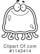 Jellyfish Clipart #1143414 by Cory Thoman