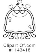 Jellyfish Clipart #1143418 by Cory Thoman