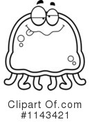 Jellyfish Clipart #1143421 by Cory Thoman