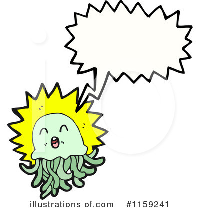Royalty-Free (RF) Jellyfish Clipart Illustration by lineartestpilot - Stock Sample #1159241