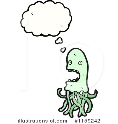 Royalty-Free (RF) Jellyfish Clipart Illustration by lineartestpilot - Stock Sample #1159242