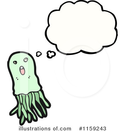 Royalty-Free (RF) Jellyfish Clipart Illustration by lineartestpilot - Stock Sample #1159243