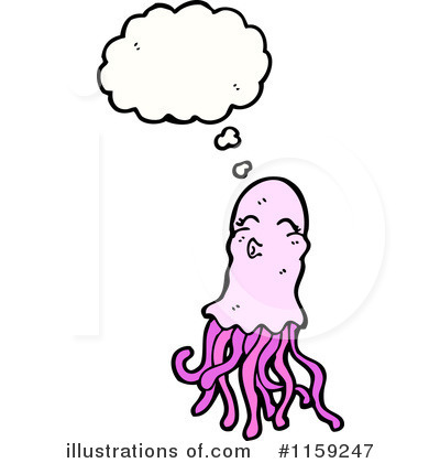 Royalty-Free (RF) Jellyfish Clipart Illustration by lineartestpilot - Stock Sample #1159247