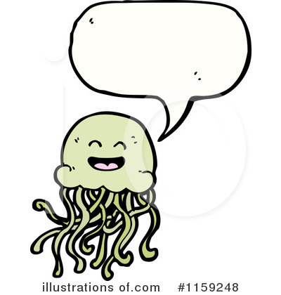 Royalty-Free (RF) Jellyfish Clipart Illustration by lineartestpilot - Stock Sample #1159248