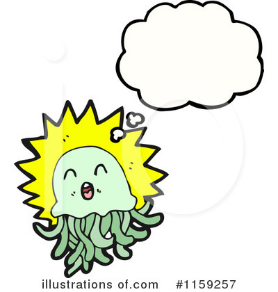 Royalty-Free (RF) Jellyfish Clipart Illustration by lineartestpilot - Stock Sample #1159257