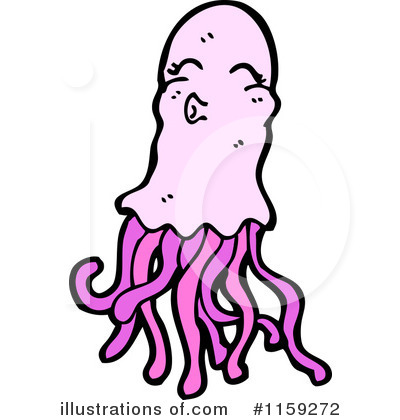 Royalty-Free (RF) Jellyfish Clipart Illustration by lineartestpilot - Stock Sample #1159272