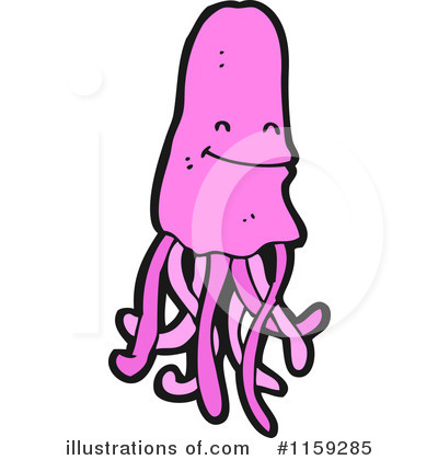 Jellyfish Clipart #1159285 by lineartestpilot