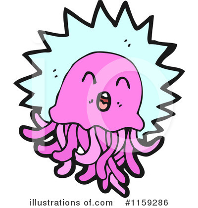 Jellyfish Clipart #1159286 by lineartestpilot