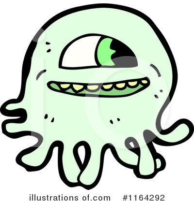 Royalty-Free (RF) Jellyfish Clipart Illustration by lineartestpilot - Stock Sample #1164292