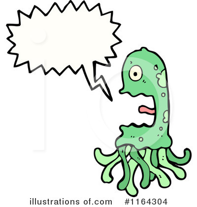 Royalty-Free (RF) Jellyfish Clipart Illustration by lineartestpilot - Stock Sample #1164304