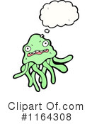 Jellyfish Clipart #1164308 by lineartestpilot