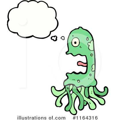 Royalty-Free (RF) Jellyfish Clipart Illustration by lineartestpilot - Stock Sample #1164316