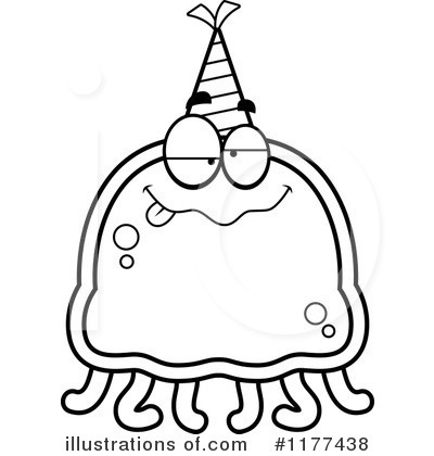 Royalty-Free (RF) Jellyfish Clipart Illustration by Cory Thoman - Stock Sample #1177438