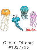 Jellyfish Clipart #1327795 by Vector Tradition SM