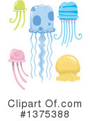 Jellyfish Clipart #1375388 by BNP Design Studio