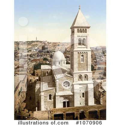 Royalty-Free (RF) Jerusalem Clipart Illustration by JVPD - Stock Sample #1070906