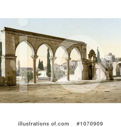 Royalty-Free (RF) Jerusalem Clipart Illustration by JVPD - Stock Sample #1070909
