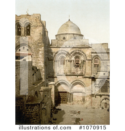 Royalty-Free (RF) Jerusalem Clipart Illustration by JVPD - Stock Sample #1070915