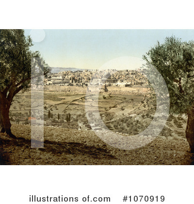 Royalty-Free (RF) Jerusalem Clipart Illustration by JVPD - Stock Sample #1070919