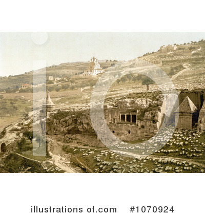 Royalty-Free (RF) Jerusalem Clipart Illustration by JVPD - Stock Sample #1070924