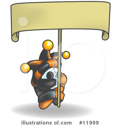 Royalty-Free (RF) Jester Clipart Illustration by Leo Blanchette - Stock Sample #11999