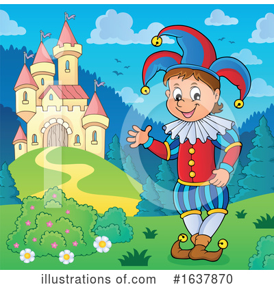 Royalty-Free (RF) Jester Clipart Illustration by visekart - Stock Sample #1637870
