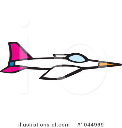 Royalty-Free (RF) Jet Clipart Illustration by xunantunich - Stock Sample #1044969