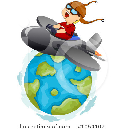 Royalty-Free (RF) Jet Clipart Illustration by BNP Design Studio - Stock Sample #1050107