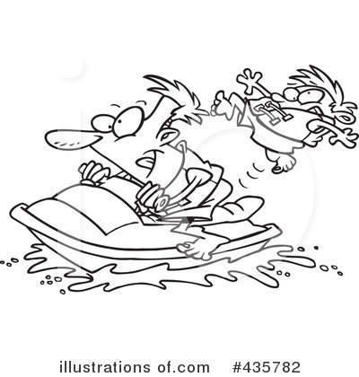 Jet Ski Clipart #435782 by toonaday