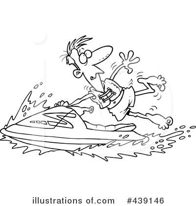 Jet Ski Clipart #439146 by toonaday