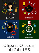 Jewelery Clipart #1341185 by Vector Tradition SM