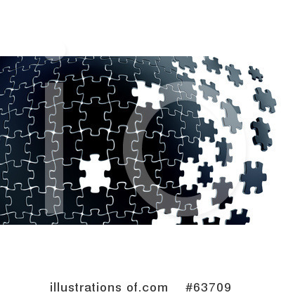 Royalty-Free (RF) Jigsaw Puzzle Clipart Illustration by Tonis Pan - Stock Sample #63709