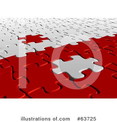 Royalty-Free (RF) Jigsaw Puzzle Clipart Illustration by Tonis Pan - Stock Sample #63725
