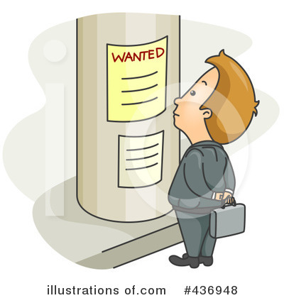 Job Seeker Clipart #436948 by BNP Design Studio