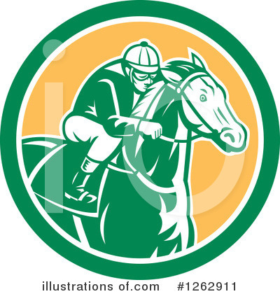 Jockey Clipart #1262911 by patrimonio