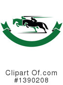 Jockey Clipart #1390208 by Vector Tradition SM