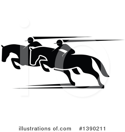 Royalty-Free (RF) Jockey Clipart Illustration by Vector Tradition SM - Stock Sample #1390211