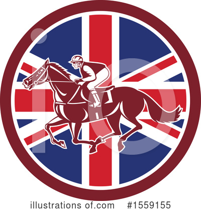 Royalty-Free (RF) Jockey Clipart Illustration by patrimonio - Stock Sample #1559155