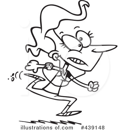 Royalty-Free (RF) Jogging Clipart Illustration by toonaday - Stock Sample #439148