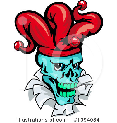 Royalty-Free (RF) Joker Clipart Illustration by Vector Tradition SM - Stock Sample #1094034