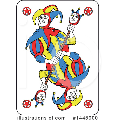 Royalty-Free (RF) Joker Clipart Illustration by Frisko - Stock Sample #1445900